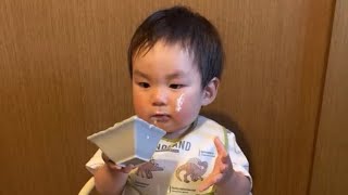 1歳7ヶ月boyの夜ご飯の様子をライブ配信❣️ありがとうございました👦🥣