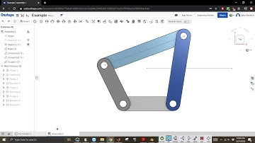 Four bar Mechanism Design - Two Position - OnShape