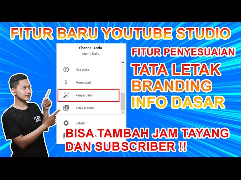 CARA Menggunakan FITUR PENYESUAIAN Channel Youtube Terbaru | Bisa  Tambah SUBSCRIBER & JAM TAYANG