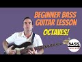 Beginner Bass Guitar Lesson - The Octave and Octave Pattern