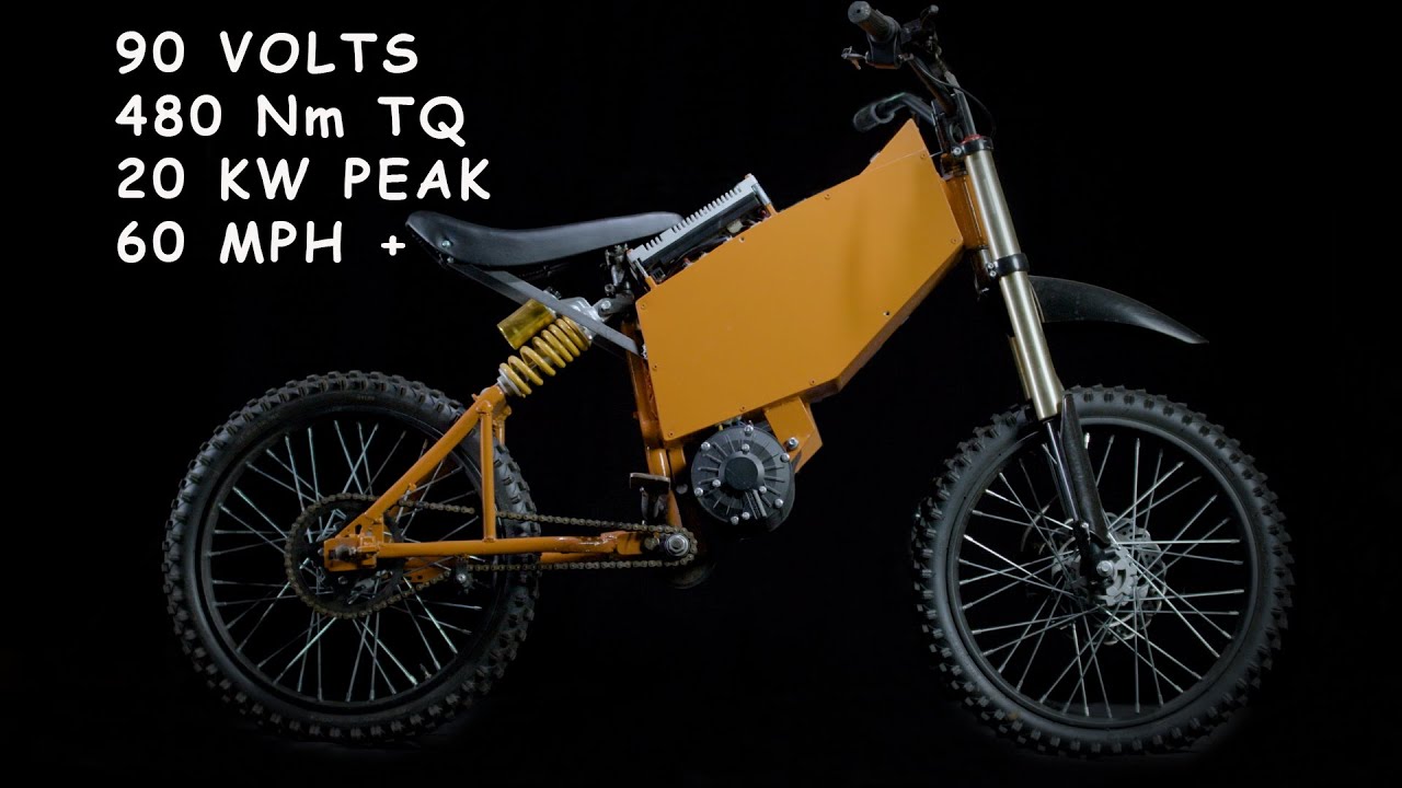 FAT TIRE bike turned into a Electric Dirt bike ( SURON STYLE ) YouTube