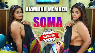 Soma Saree Fashion Bong Saree Lover Bong Naari Black Saree