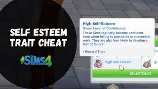 How to Add/Remove Self Esteem Trait (Cheat) - The Sims 4