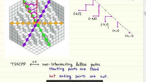 [Topics in Combinatorics] Lecture 17. TSSCPP and nonintersecting lattice paths