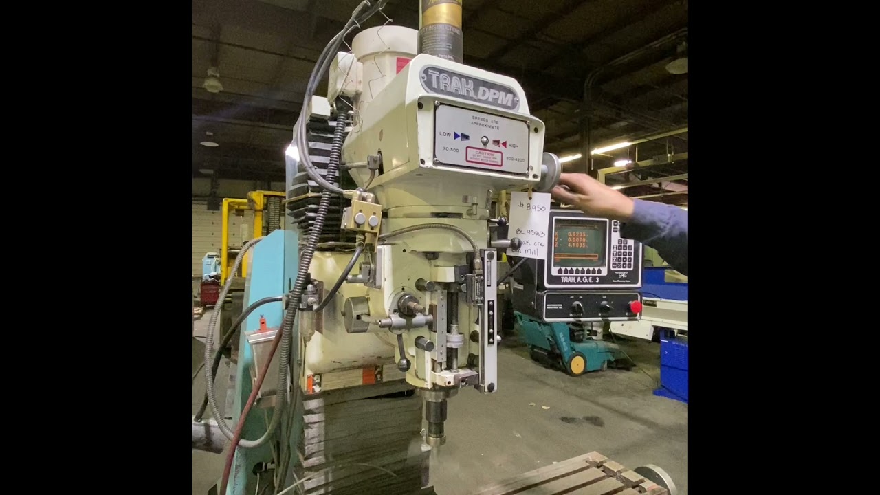 Trak DPM Bed Mill - A.G.E 3 Control - 1996