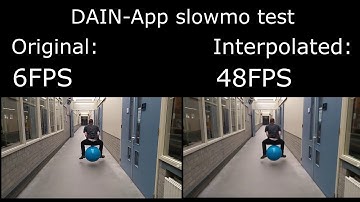 DAIN-App Slow-Motion Comparison