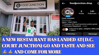 FOOD JUNCTION DIMAPUR. A RESTAURANT OF ITS KIND .. TAKE A VISIT AND I BET YOU COME BACK FOR MORE🍲🍜🍚🥗