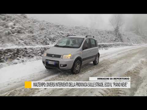 Maltempo: diversi interventi della provincia sulle strade. Ecco il 