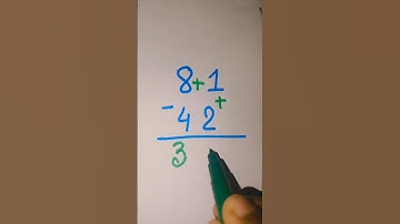 Substract method 🤓#shorts #shortsfeed #maths #mathstricks #foryou #viralvideo #trending #mathematics