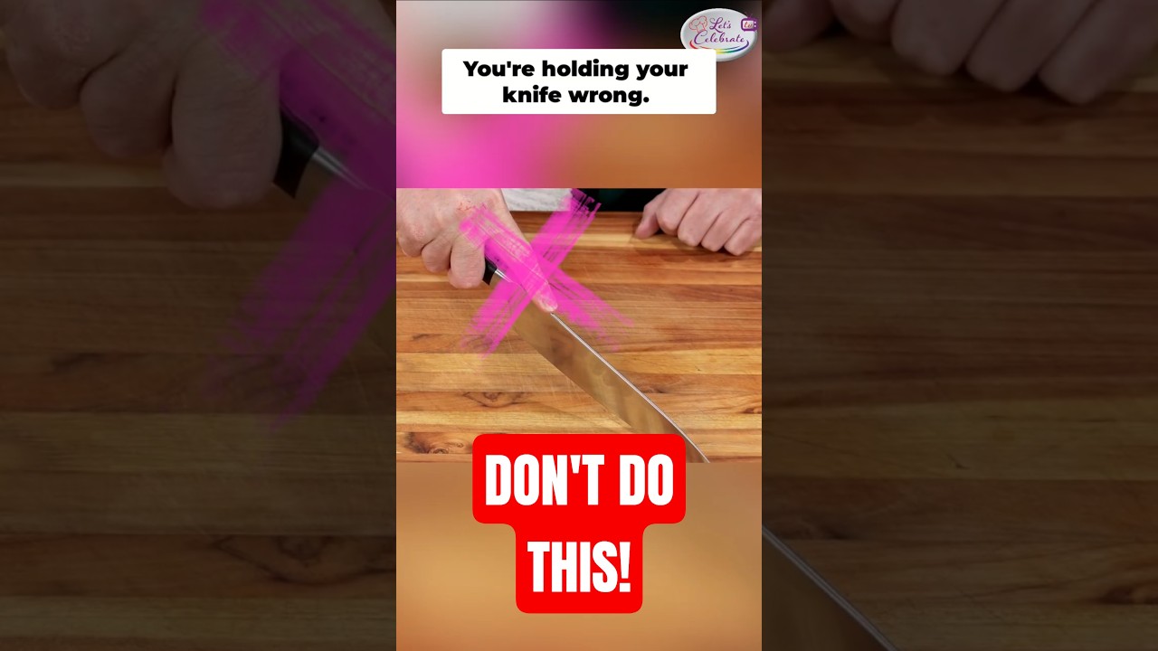 Master the Knife - The Pinch Grip for Safer Cutting!