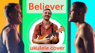 Video thumbnail of "ukulele. imagine dragons-believer ukulele cover"