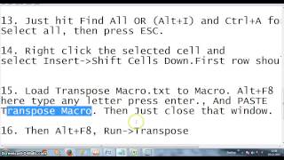 Data Scraping Using Macro