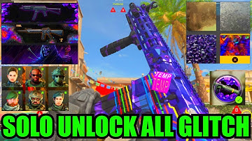 *SOLO* UNLOCK ALL GLITCH MW2! POLYATOMIC CAMO GLITCH! CAMOS/OPERATORS! ORION CAMO GLITCH MW2 GLITCH!