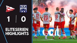 Fredrikstad vs Kristiansund BK highlights (1-0) - Eliteserien