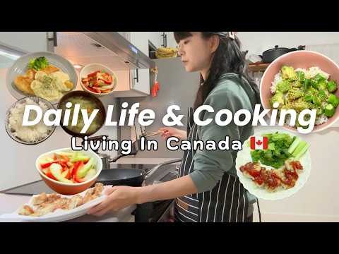 [Daily Life in Canada 🇨🇦] Ordinary Days in December & Home Cooking | What Japanese Housewife Cooks