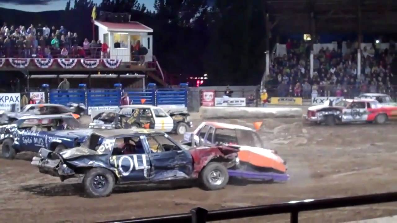 Plains Lions Club Demolition Derby Powder Puff 2010 YouTube