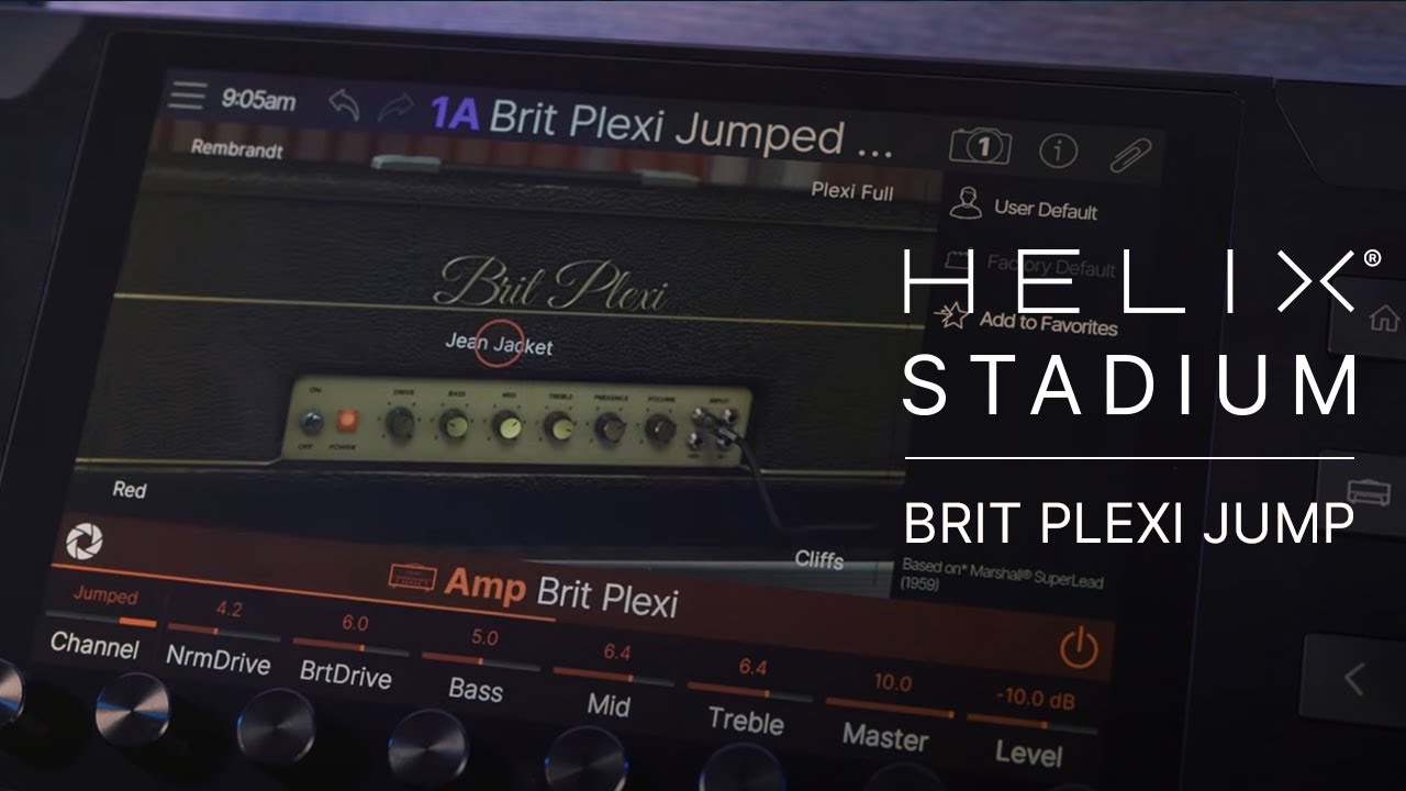 Line 6 Helix Stadium | Stadium Tour | サウンドサンプル| Brit Plexi Jumped