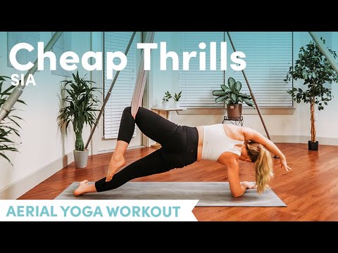 Aerial Yoga Workout | Cheap Thrills - Sia