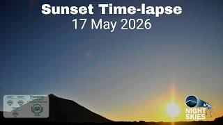 Sunset Timelapse 17 May 2026