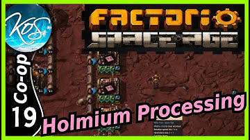 Factorio Space Age DLC MP 19 - Holmium & Chemical Processing  (Factorio DLC, MP)