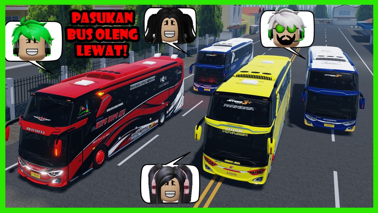 Aku Pergi Liburan Di Bulan Puasa Menggunakan Bus Oleng - Roblox Bus Explorer Indonesia