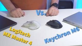 Keychron M6 vs. Logitech MX Master 4, welche ist die beste Office/Content Creator Maus?