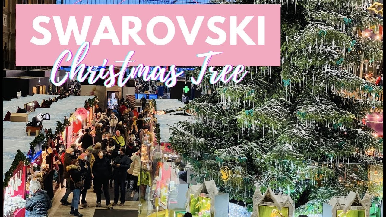SWAROVSKI CHRISTMAS TREE I CHRISTMAS MARKET IN ZÜRICH YouTube