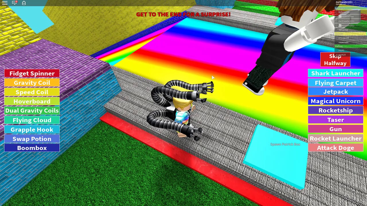 Ride down rainbow to win - YouTube