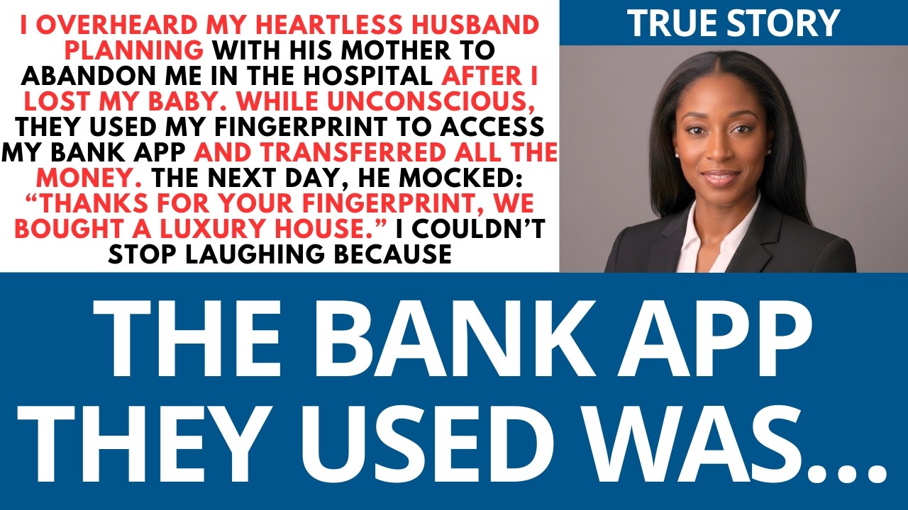 My husband used my fingerprint to access my bank app and transfer all my money.| Sweet Soul Stories