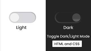 Dark/Light Mode Toggle Using HTML & CSS 🔥 | Responsive Theme Switch