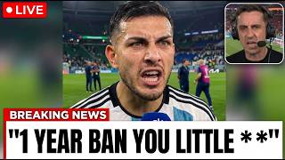Paredes SNAPS Live And Has The WORST Reaction To His BAN From FIFA
