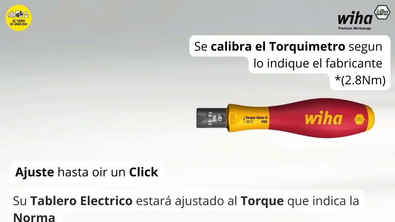 Torquímetro Aislado para Llaves Termomagnéticas