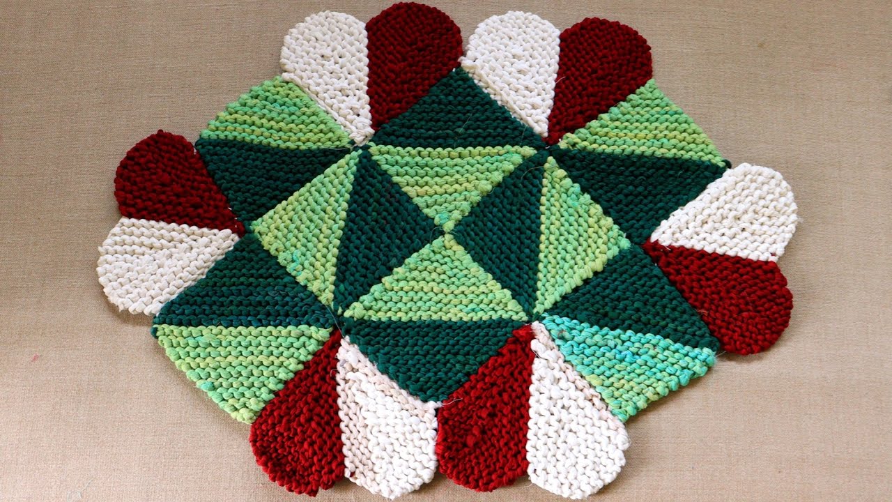 दिल के आकार की कली और बॉक्स को जोड़कर के पायेदान बनाना सीखे | New doormat design |