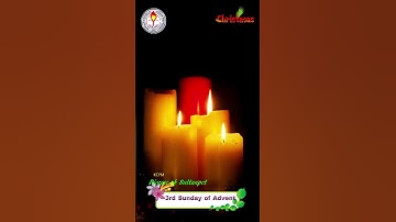 3rd Sunday of Advent  WhatsApp Status Video (12.12.2021)