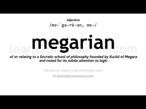 Uitspraak van Megarische | Definitie van Megarian