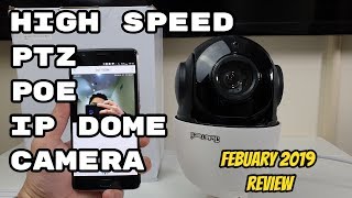 High-Speed PTZ POE IP Dome Camera - 5MP with 20X Optical Zoom, Security Surveillance Review