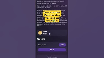 Web 3 Explained Tapswap Code 20 August 2024 #tapswap #crypto #mining