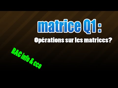 01_matrice: opérations sur les matrices