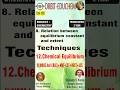 Class11+MHT-CET+NEET+JEE 12.Chemical Equilibrium T:-8 #shorts #short #shortsvideo #shortsfeed #exam