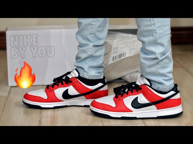 I Made Chicago Dunks on the Nike by you website: Nike By you Dunk Low  Chicago Uunboxing and Review