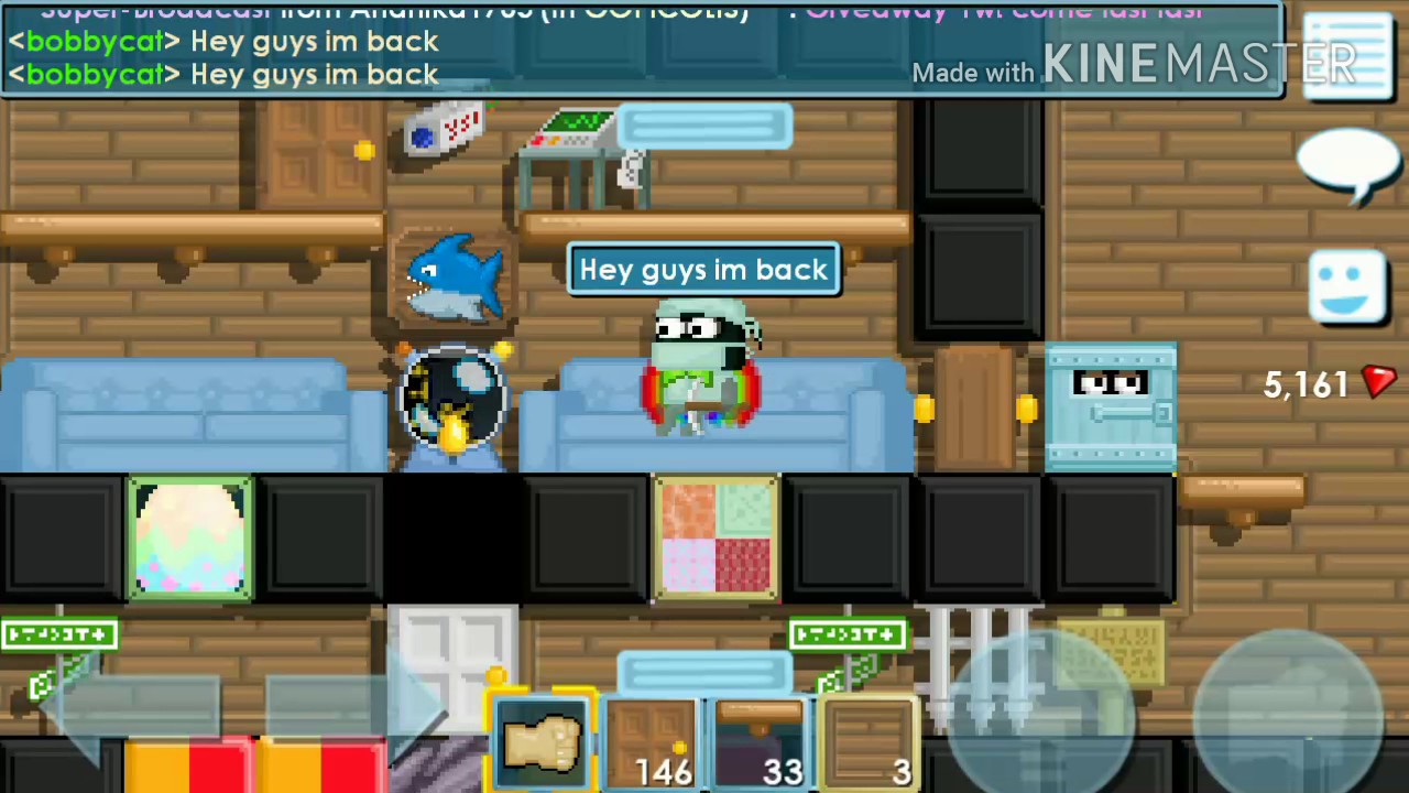 (Growtopia) Made a few mods to my main world | BOBBYCATGT