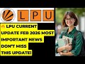 Important information for students Lpu university punjab