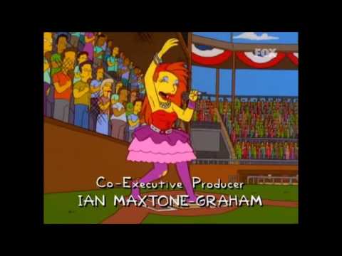 Simpson 10x11 Cindy Lauper - USA Anthem