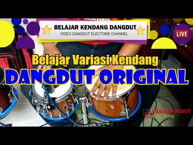 Variasi Pukulan Kendang Dangdut Original Pada Bagian Reff Untuk Belajar Kendang class=