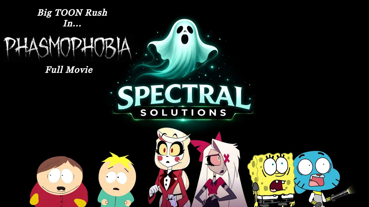 Butters, Gumball, SpongeBob and Cartman play Phasmophobia (Full Movie)