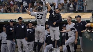 Yankees win 13 straight behind Stanton 472ft HR v Oakland A’s