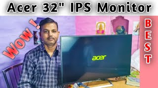 Acer Monitor || EB321HQ || 32 Inch Monitor || IPS Panel ||