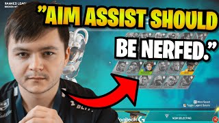 TSM Reps speaks out on why Aim Assist should actually be NERFED in apex...