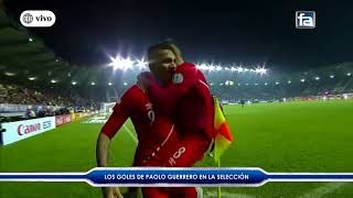 Todos los Goles de PAOLO GUERRERO con la Selección Peruana Llegada de Tapia y Hurtado1