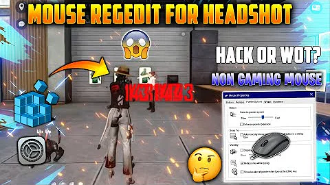 Free Fire Mouse Regedit For Headshot🎯😨| How to Fix Mouse Acceleration In Emulators No Recoil Regedit